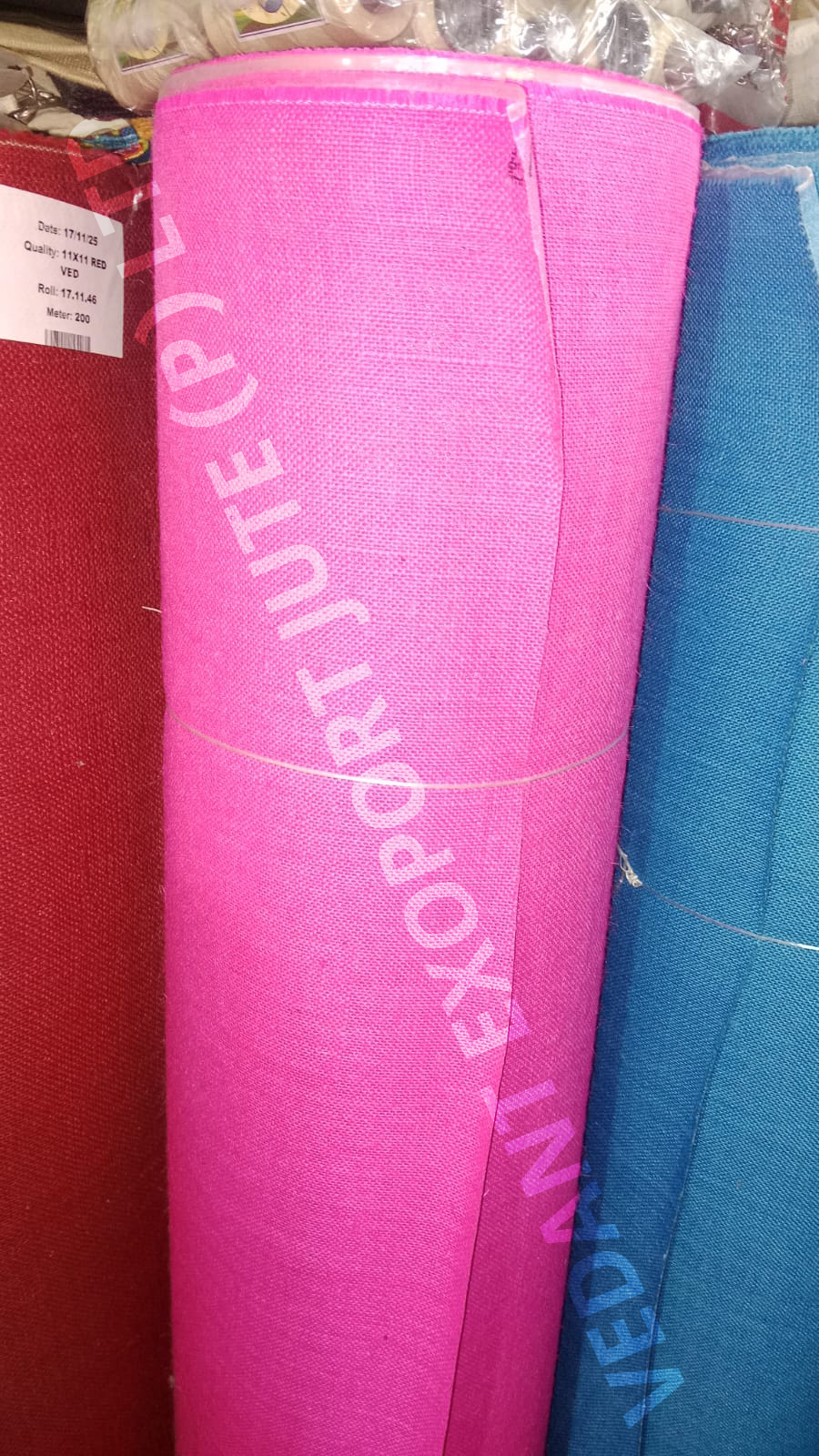14/15 laminate pink jute