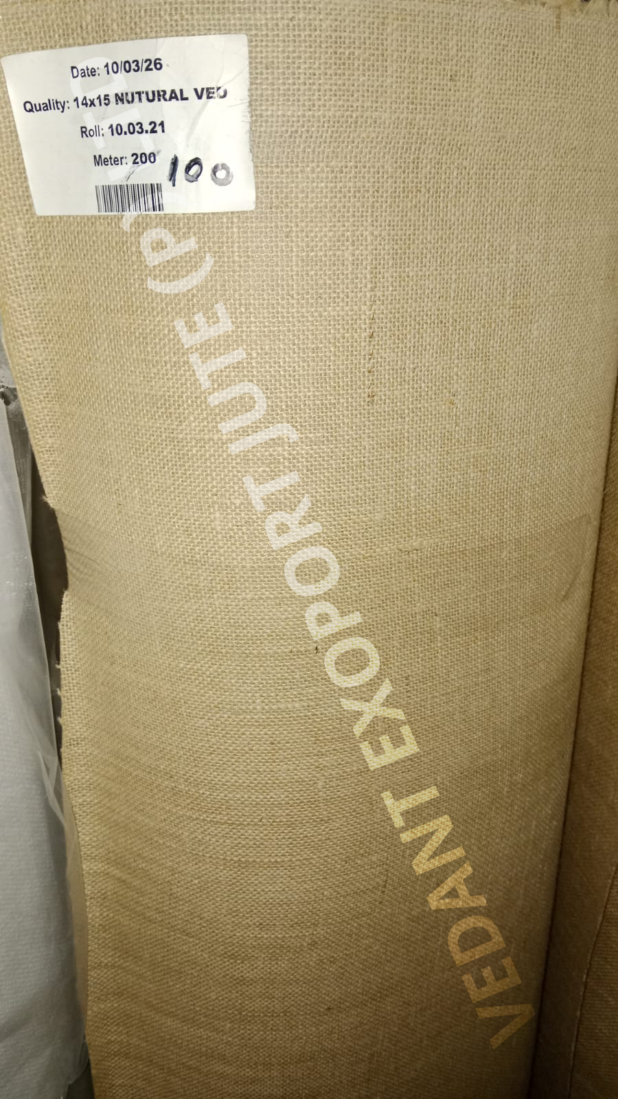 14/15 natural laminate jute