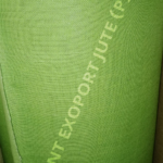 14/15 parrot green colour jute laminate